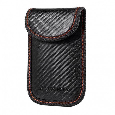 Wozinsky WPB-R14 RFID Blocking Case for Keyless Keys 14x9 cm - Black