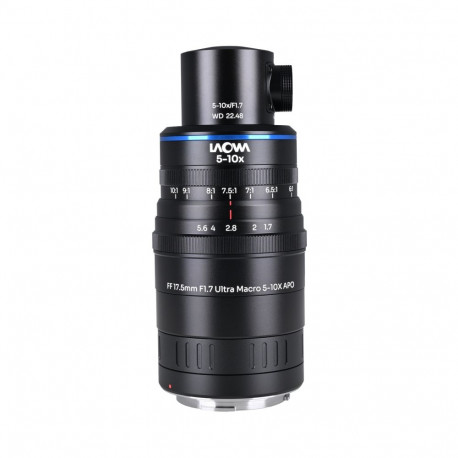 Laowa Aksen 17.5mm f/1.7 5-10X ülimakro APO (koaksiaalse valgustusega versioon) Canon RF