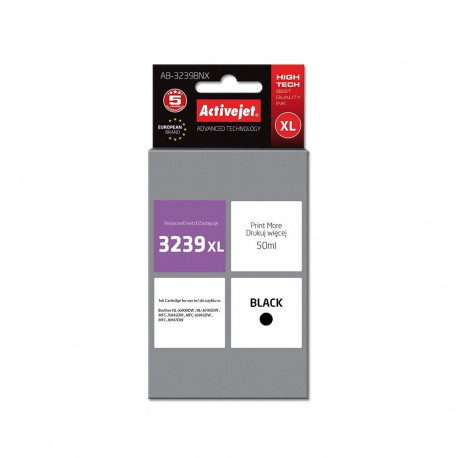 Activejet AB-3239BNX Ink (replacement for Brother LC3239XLBk; Supreme; 50 ml; black)