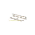 PATCH PANEL BLANK 12 PORT 1U 10" FTP FOR KEYSTONE MODULES GREY LANBERG V2