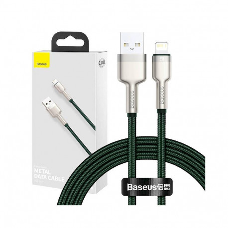 Baseus Cafule USB Cable for Lightning 2.4A 1m / green