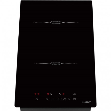 MPM MPM-30-IM-18 hob Black Built-in 29 cm Zone induction hob 2 zone(s)
