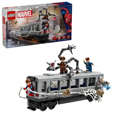 LEGO MARVEL mängukomplekt 76321 Spider-Mani ja Doc Ocki vastasseisu metroorongi stseen