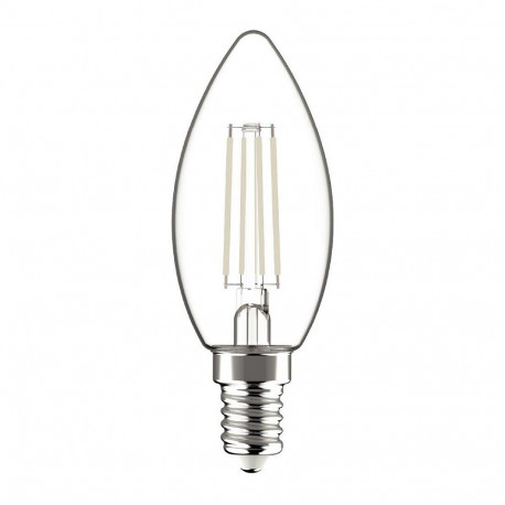 "Avide LED Birne White Filament Candle 6.5W E14 WW 2700K"