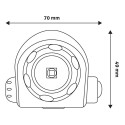"Entac Strinlampe Zoom 5W Alu"