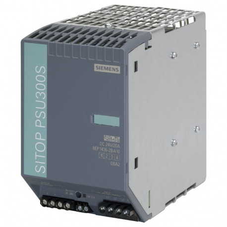 "Siemens 6EP14362BA10 SITOP PSU300S 20A geregelte Stromvers. Eing. 3p 400-500VAC"