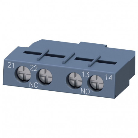 "Siemens 3RV29011E Hilfsschalter querliegend 1S+1 Schraub. S00/S0"