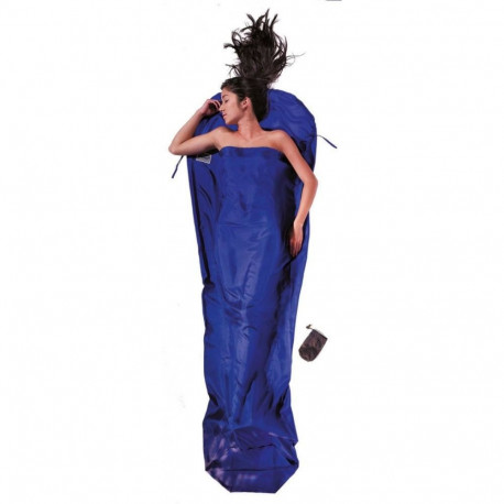 Cocoon MummyLiner Adult Mummy sleeping bag Silk Blue