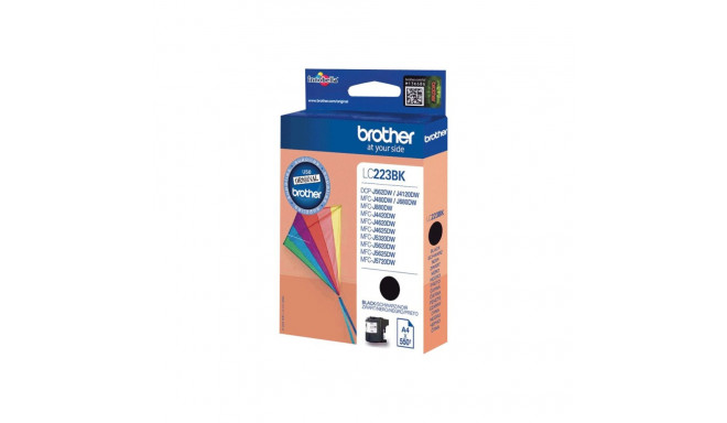 BROTHER LC223BK must tindikassett 550 lehte
