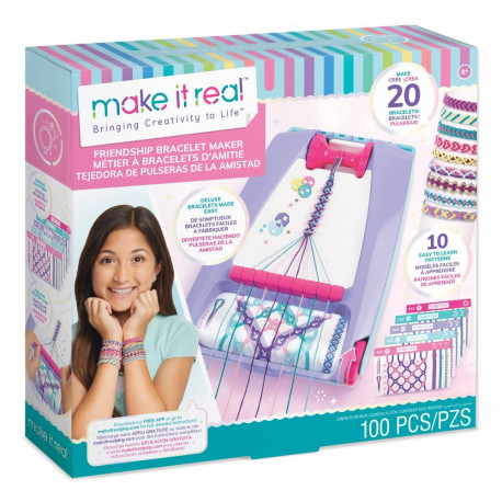 MAKE IT REAL DIY friendship bracelet maker set