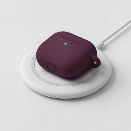 Etteri silicone case for AirPods 4 dark cherry