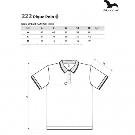 Adler laste polosärk 222 tumesinine 122