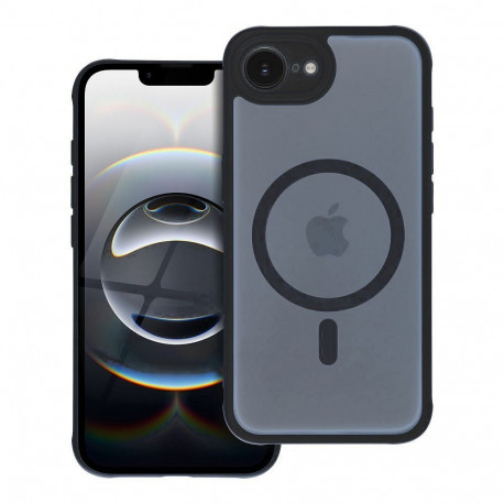 Case for Samsung A07 / A08 Full Matte Mag Cover compatible with MagSafe black