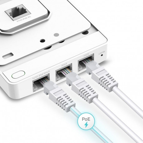 TP-Link Omada AC1200 juhtmevaba MU-MIMO gigabitine seinapaneeli pääsupunkt