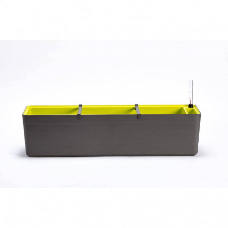 URBALIVE BERBERIS isekastmisega ristkülikukujuline taimepott 80x20cm, hallikaspruun