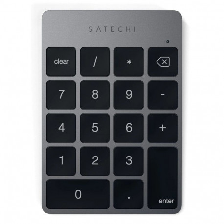 Satechi mobiilseadme klaviatuur ST-KSALKPM numbriklahvistikuga Bluetooth, hall
