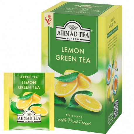 Green tea AHMAD lemon 20 pcs in an envelope