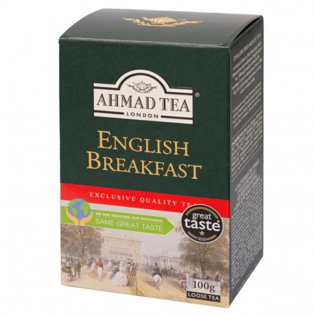 Must tee AHMAD English Breakfast 100tk ümbrikuta