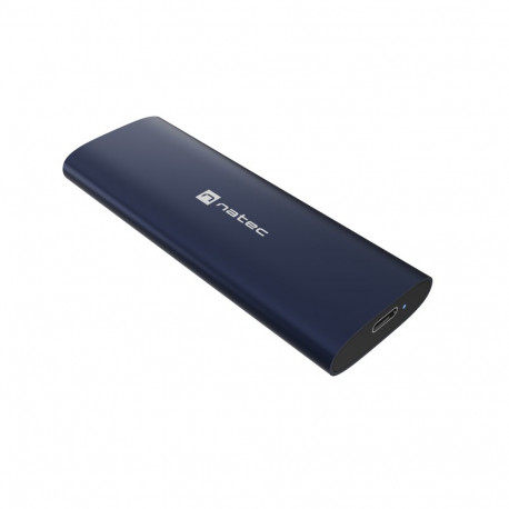 Natec | Rhino M.2 NVME Lite USB-C External, Gen 2 Steel Navy | Solid-state drive interface NVMe