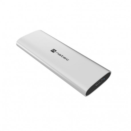 Natec väline SSD-ketta korpus Rhino M.2 NVME Lite USB-C Gen 2, hõbedane