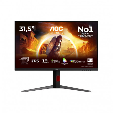 AOC monitor U32G4U 32" Fast IPS UHD 16:9 160Hz 1ms 3840 x 2160 pikslit 450cd/m² 2 HDMI-porti, must