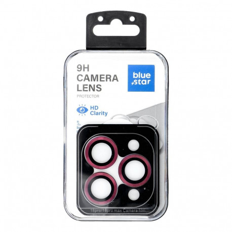 Camera Lens Protector BLUE STAR Easy Install for IPHONE 18 PRO / 18 PRO MAX burgundy