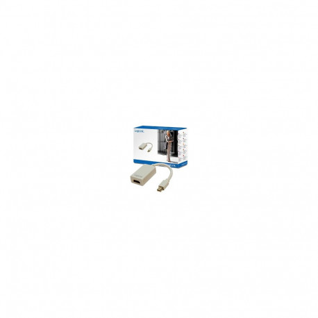 Logilink Mini DisplayPorti–HDMI-adapter 0.15m, valge