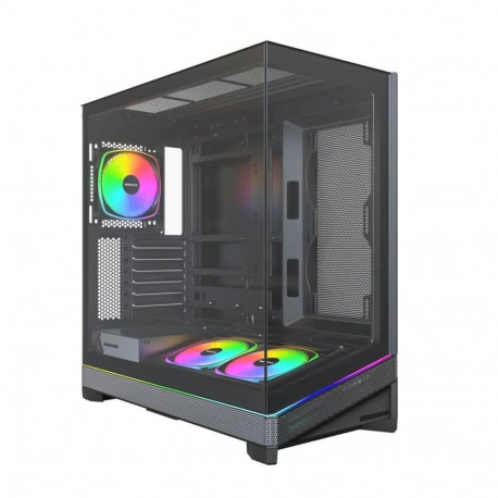 Montech Sky 3 PC-Gehäuse, Midi-Tower, ATX, ARGB, Tempered Glass - schwarz