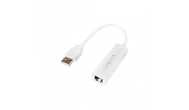 "USB LogiLink USB2.0 -> RJ45 100Mbit weiß"