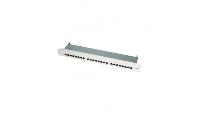 "LogiLink CAT6 Patchpanel 19"" 1HE 24-Ports Grau"
