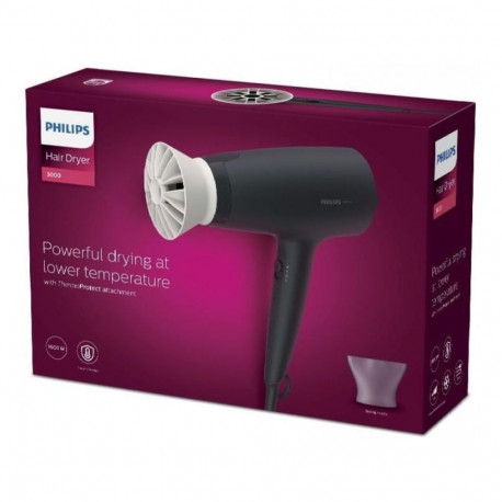 Philips föön BHD302/00 1600W, must