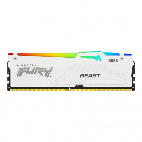 Kingston KF560C30BWEA-16 16GB 6000MT/s DDR5 CL30 DIMM FURY Beast White RGB EXPO |