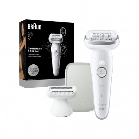 Braun Silk-épil 9 SES9-030 | Epilator | Operating time (max) 50 min | Number of power levels 2 | Wet