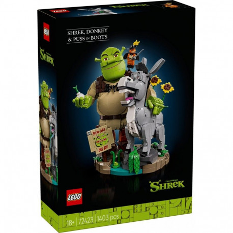 Bricks Shrek 72423 Shrek, Donkey and Puss in Boots