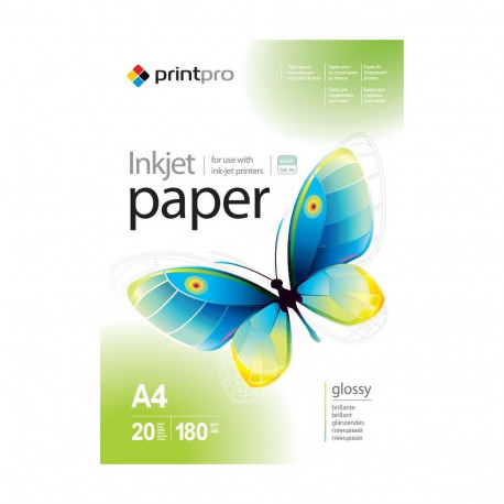 ColorWay PrintPro Glossy Photo Paper, 180g/m, A4, 20pcs.