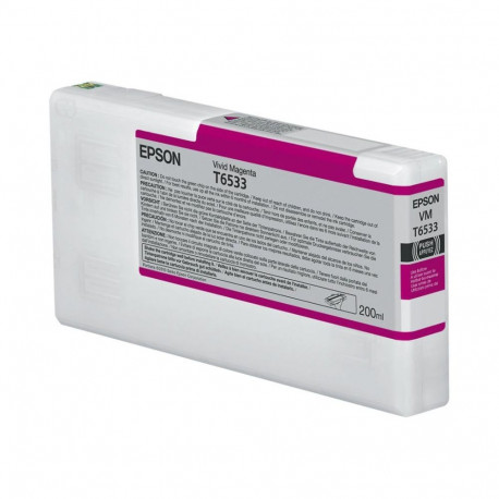 EPSON T6533 Ink Cartridge, Vivid Magenta