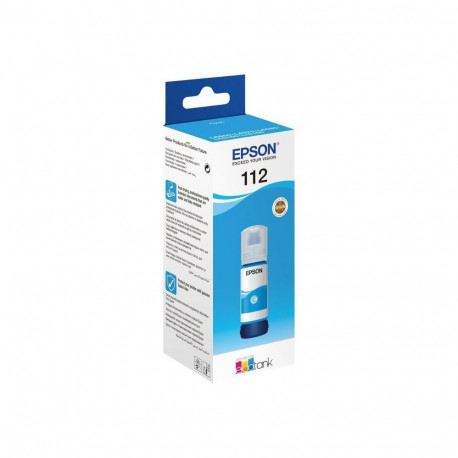 EPSON 112 EcoTank Pigment C13T06C24A Ink Bottle, Cyan