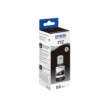 EPSON 112 EcoTank Pigment C13T06C14A Ink Bottle, Black