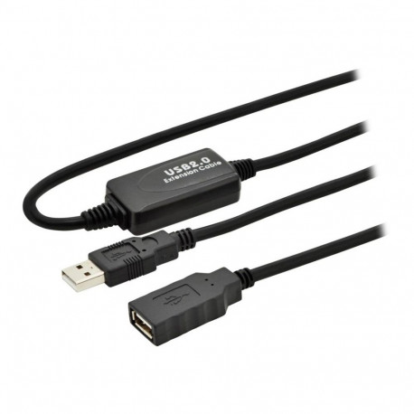 Digitus Active USB 2.0 Repeater/Extension Cable DA-73100-1 10 m, Black