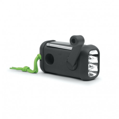 Muse Portable Solar Radio with Crank & Flashlight