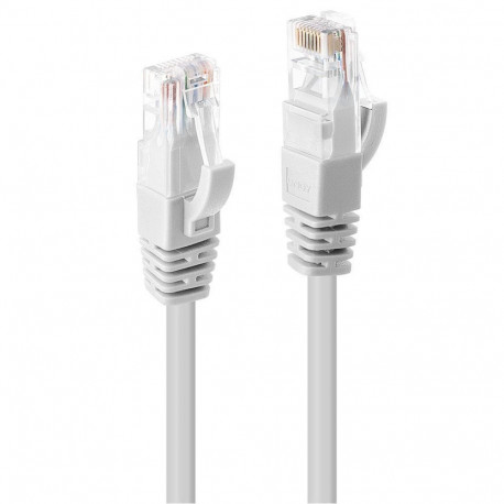 LINDY CABLE CAT6 U/UTP 0.5M/WHITE 48091
