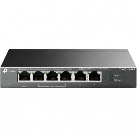 TP-Link NET SWITCH 6PORT 3POE+/1POE++/TL-SG1006PP