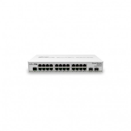 Mikrotik Switch||CRS326-24G-2S+IN|24x10Base-T / 100Base-TX / 1000Base-T|2xSFP+|CRS326-24G-2S+IN