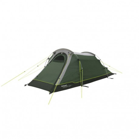 Outwell Earth 2 Two Room Tunnel Tent for 2 Persons, Green |