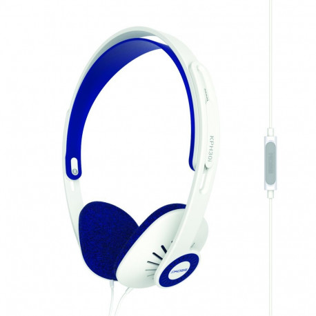Koss Headphones KPH30iW On-Ear, Microphone, 3.5 mm, White