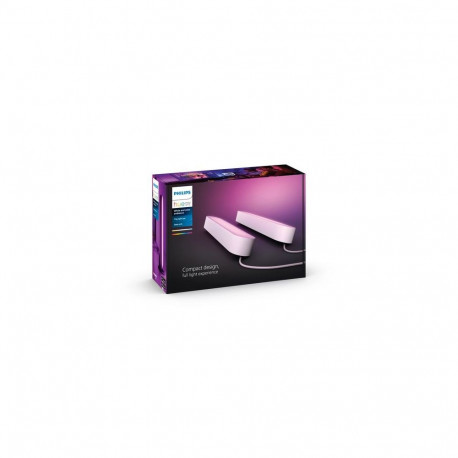 Philips Hue Play WCA Lightbar Base, Twin pack, White|42 W|2000-6500 Hue White Colour Ambiance