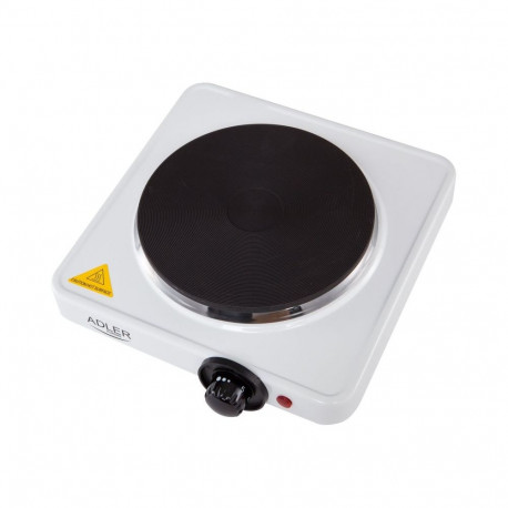 Adler Free standing table hob AD 6503 Number of burners/cooking zones 1, White, Electric stove, Elec
