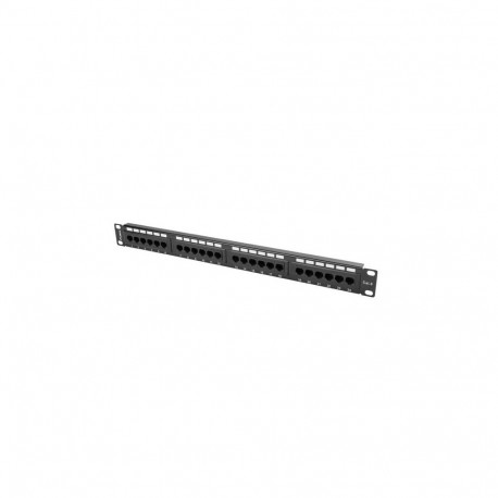 Lanberg Patch panel 24 port 1U 19" CAT.6 UTP, black |