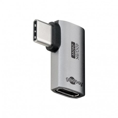 Goobay 74441 USB-C Adapter Horizontal 90, USB4 |