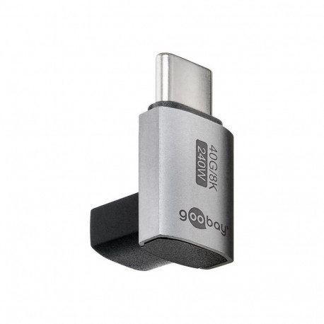 Goobay 74444 USB-C Adapter Vertical 90 Short, USB4 |